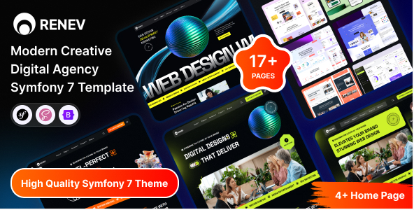 Renev - Modern Creative Digital Agency Symfony