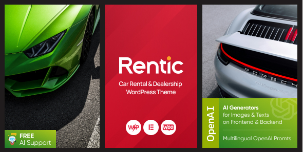 Rentic - Car Rental & Dealership WordPress Theme