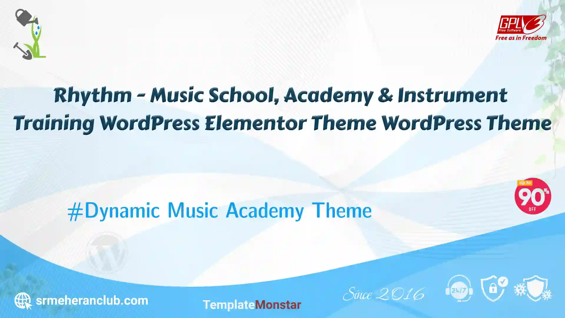 Rhythm – Music School, Academy & Instrument Training WordPress Elementor Theme WordPress Theme — Theme by Templatemonster