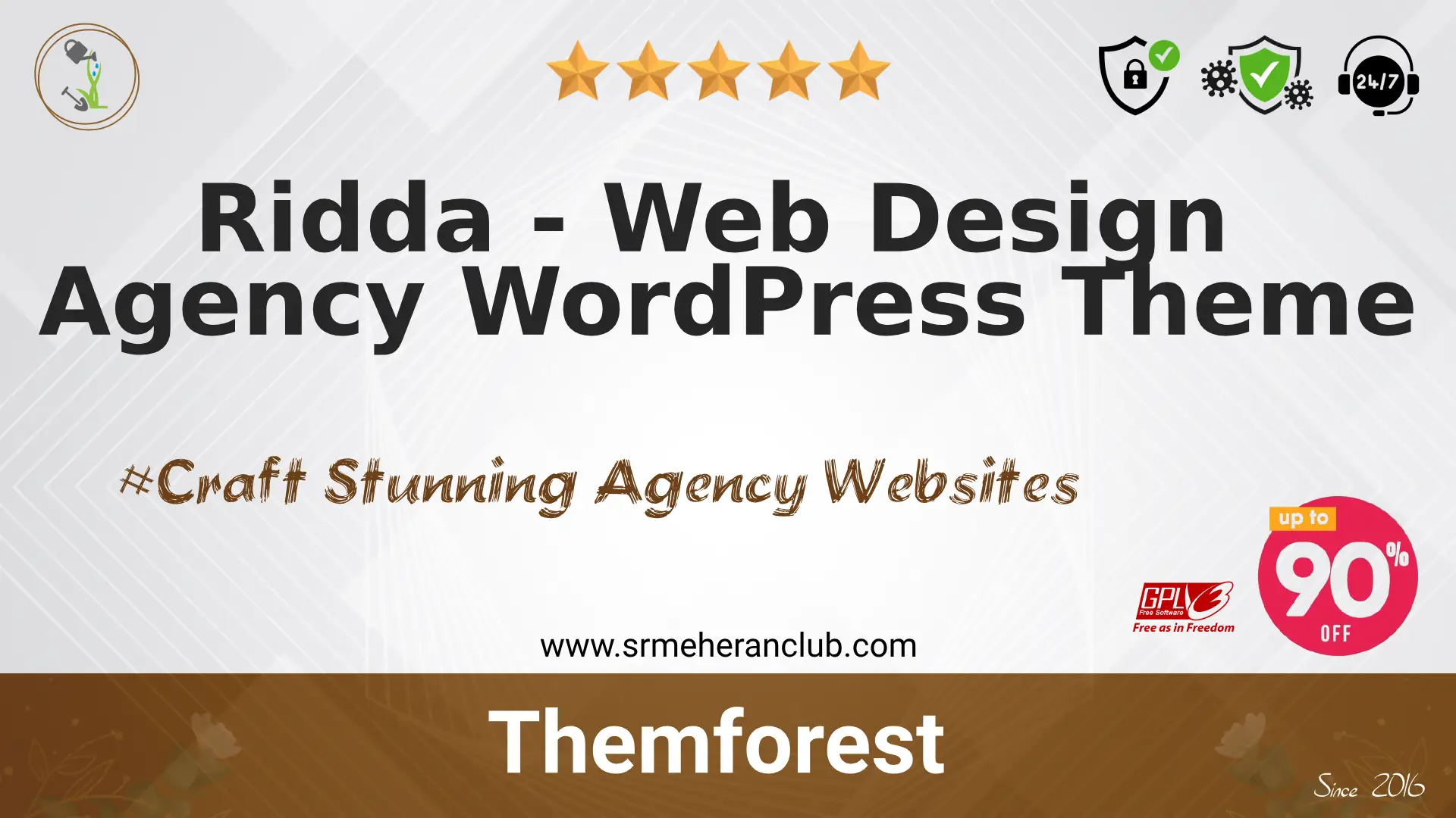 Ridda – Web Design Agency WordPress Theme — Theme by Themeforest