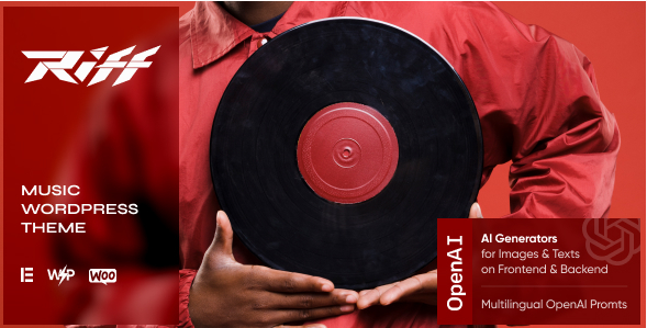 Riff - Band, Concert & Festival WordPress Theme