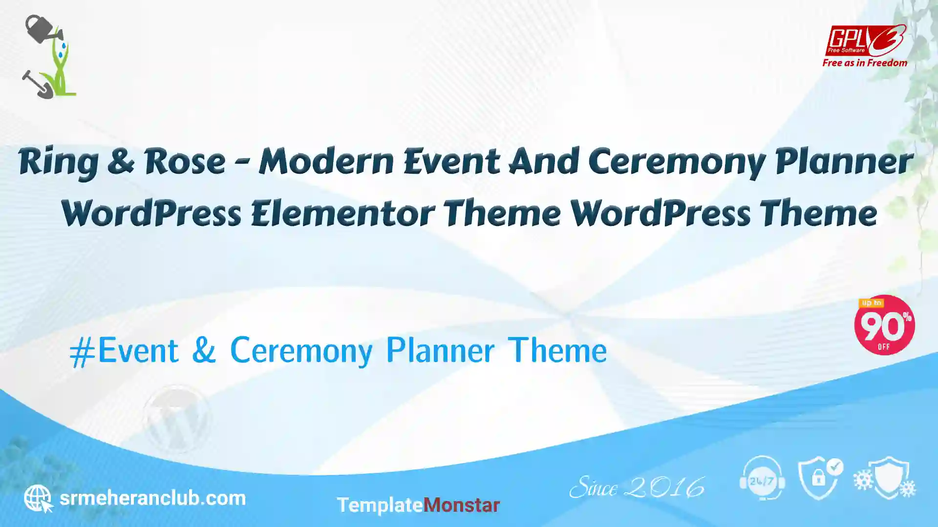 Ring & Rose – Modern Event And Ceremony Planner WordPress Elementor Theme WordPress Theme