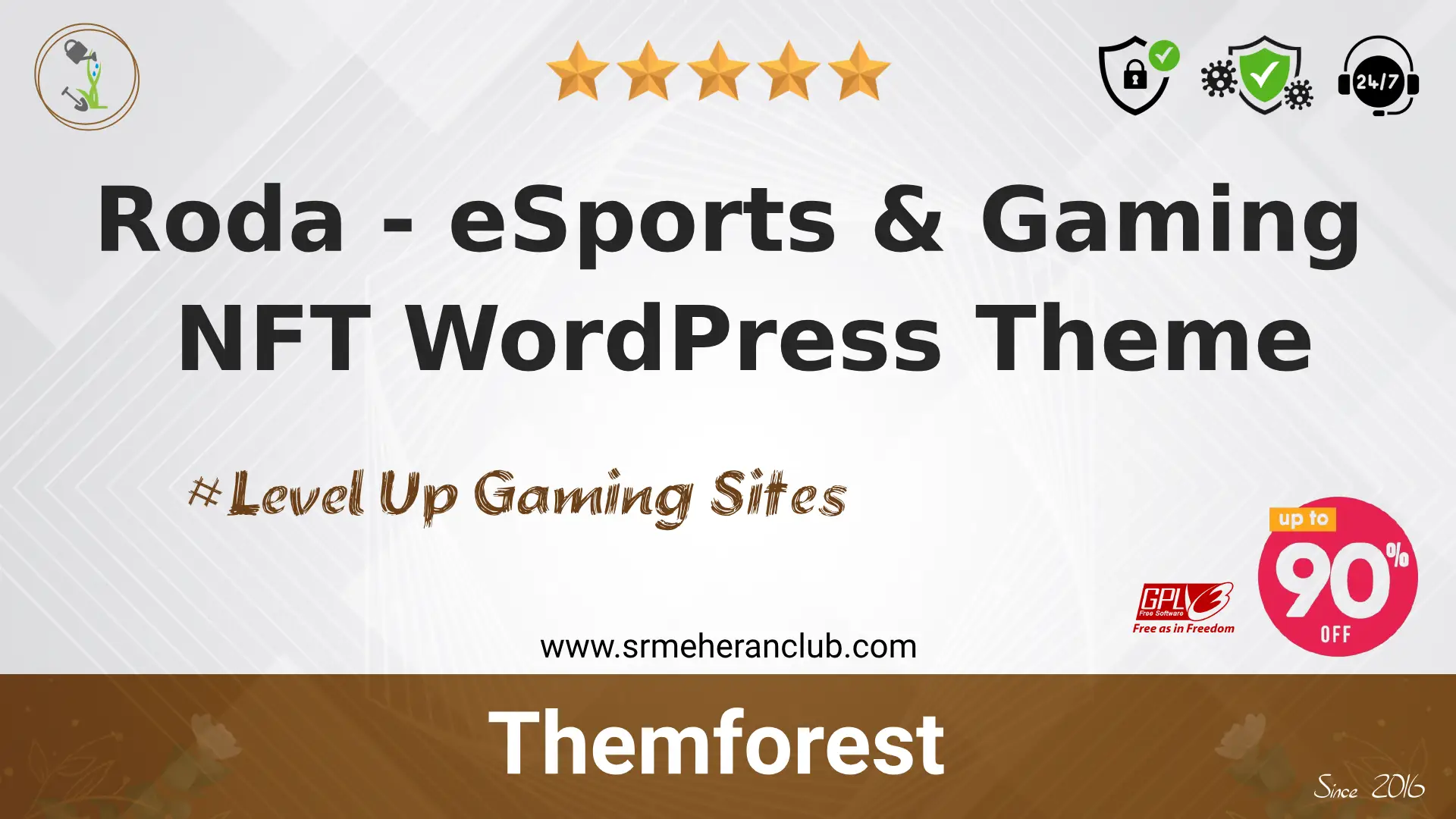 Roda – eSports & Gaming NFT WordPress Theme