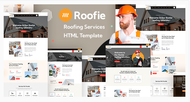 Roofie - Roofing Services HTML Template