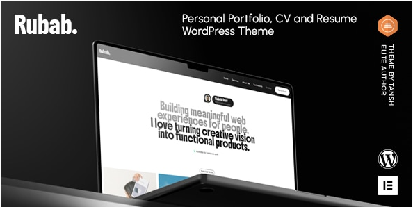 Rubab - Personal Portfolio WordPress Theme