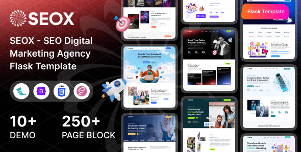 SEOX - SEO Digital Marketing Agency Flask Template