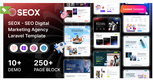SEOX - SEO & Digital Marketing Agency Laravel