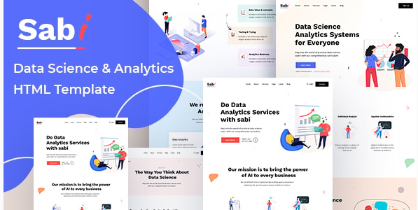 Sabi - Digital Data Science HTML Template