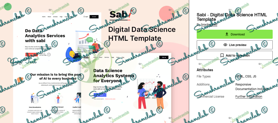 Science Tml Sabi Digital Data Science HTML Template Free Download