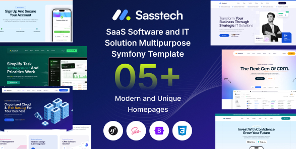 SassTech – Symfony Software & IT Solution Template