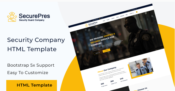 Securepress - Security Company HTML5 Template