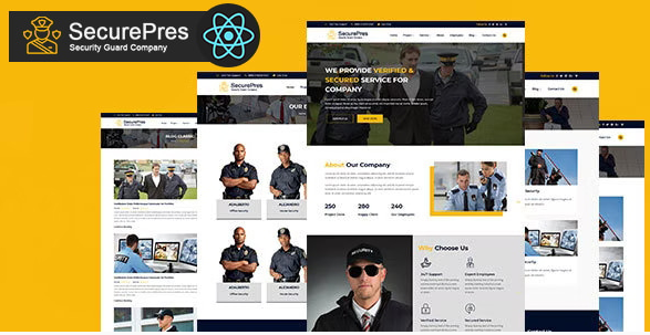Securepress - Security Company React Template