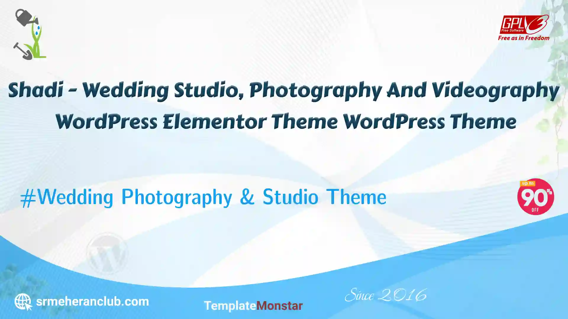 Shadi – Wedding Studio, Photography And Videography WordPress Elementor Theme WordPress Theme