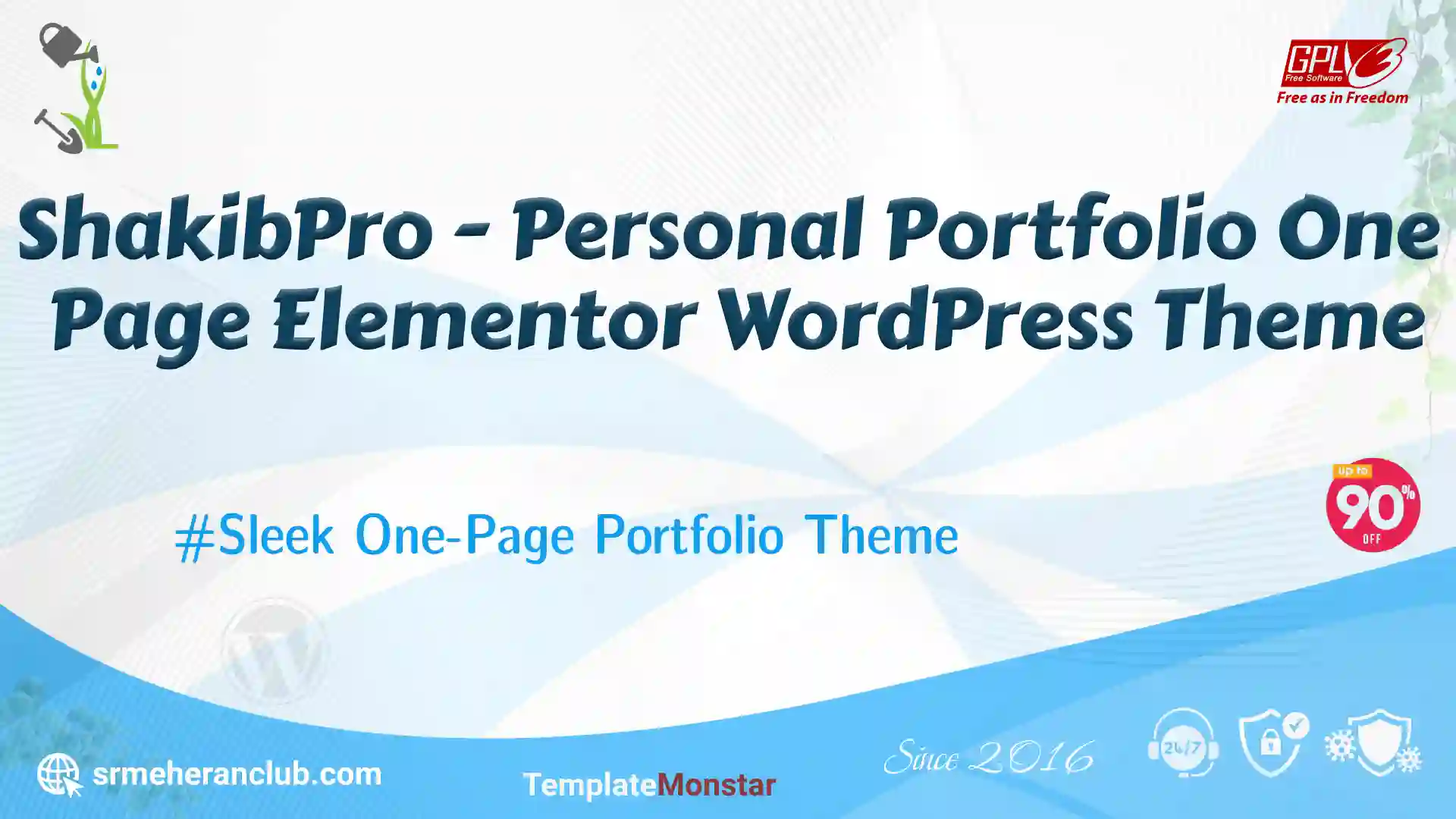 ShakibPro – Personal Portfolio One Page Elementor WordPress Theme — Theme by Templatemonster