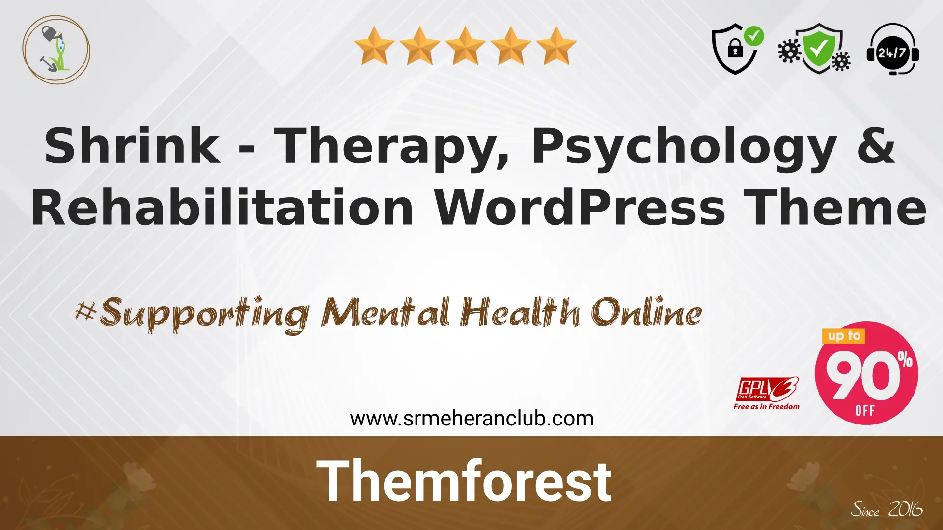 Shrink – Therapy, Psychology & Rehabilitation WordPress Theme — Theme by Themeforest