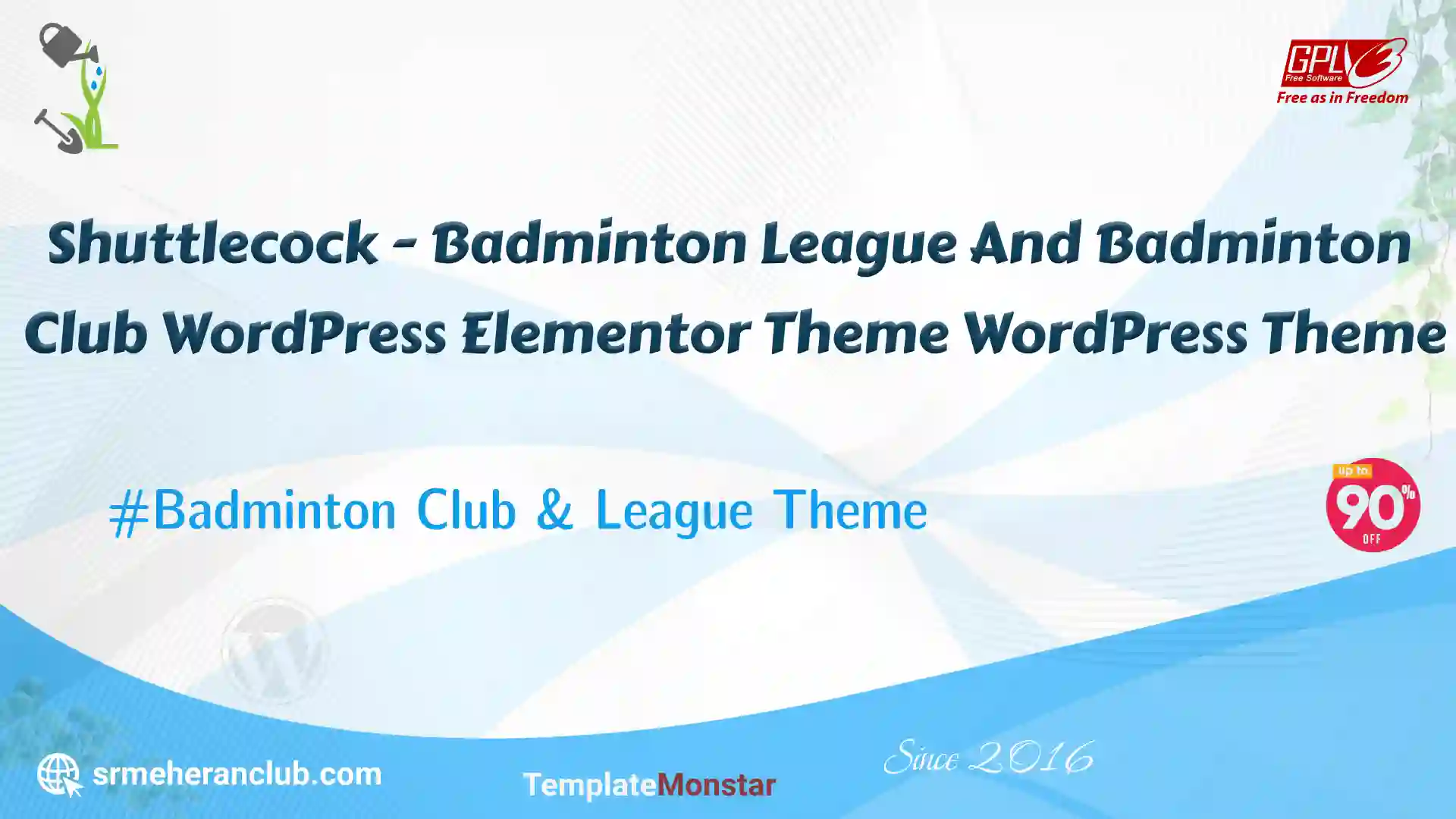 Shuttlecock – Badminton League And Badminton Club WordPress Elementor Theme WordPress Theme — Theme by Templatemonster