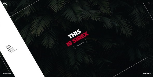 Sirex - Creative Coming Soon Template