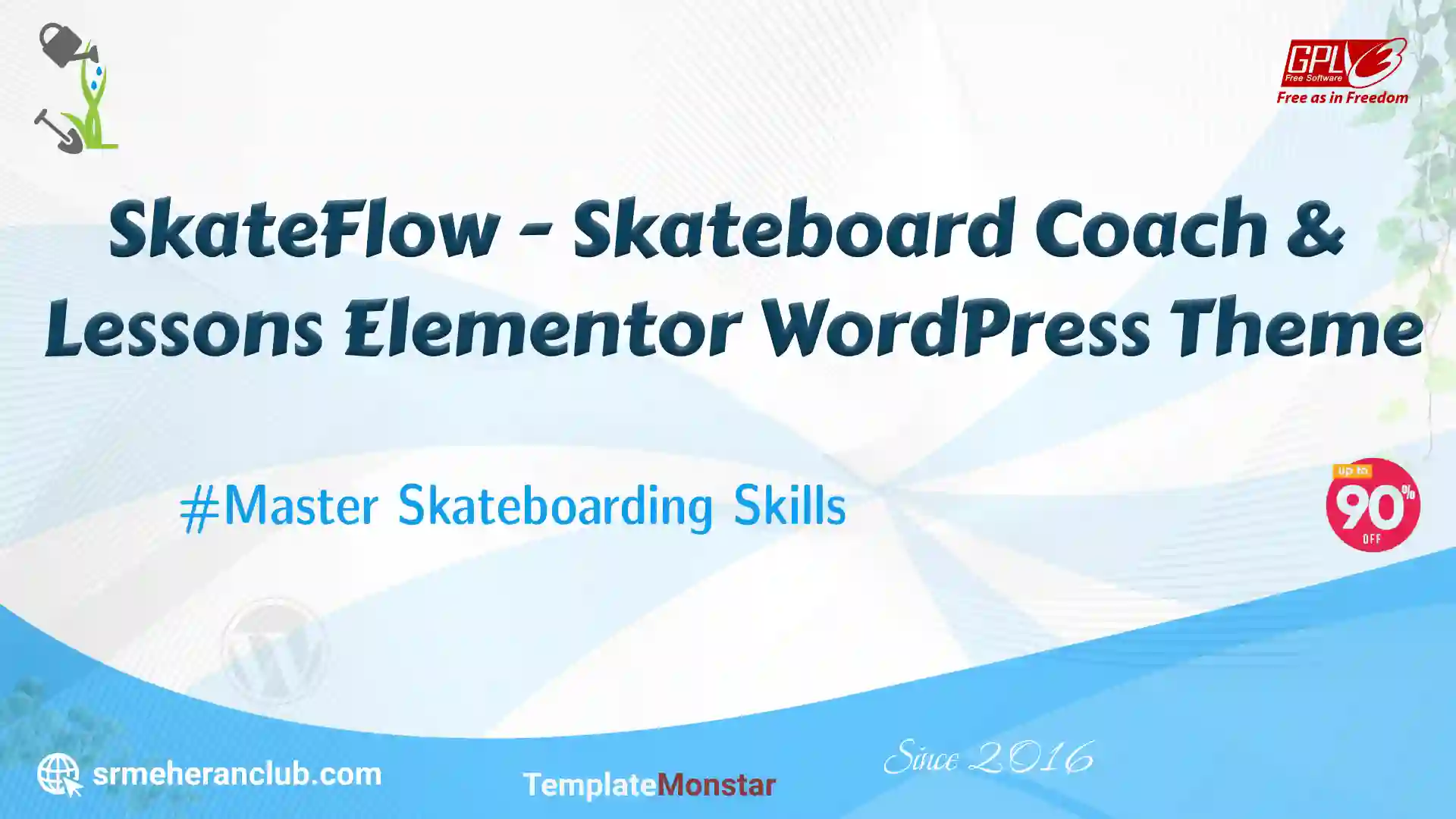 SkateFlow – Skateboard Coach & Lessons Elementor WordPress Theme — Theme by Templatemonster