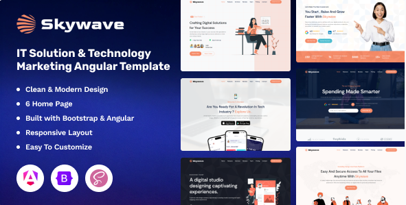 Skywave - IT Solution Technology Marketing Angular