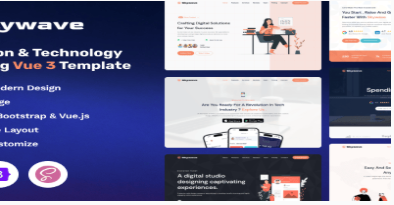 Skywave - Vue 3 IT Solution & Technology Marketing