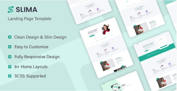 Slima –Creative Bootstrap Responsive HTML Template