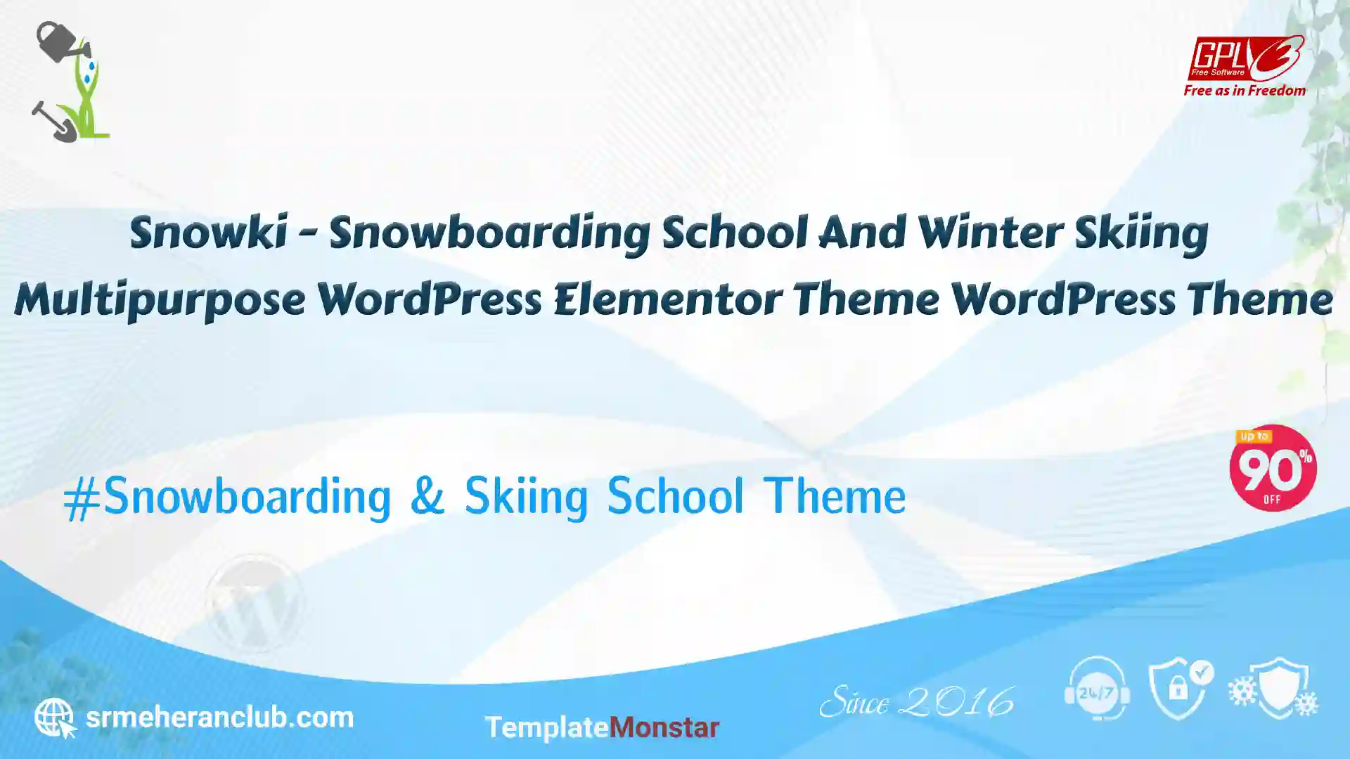 Snowki – Snowboarding School And Winter Skiing Multipurpose WordPress Elementor Theme WordPress Theme — Theme by Templatemonster