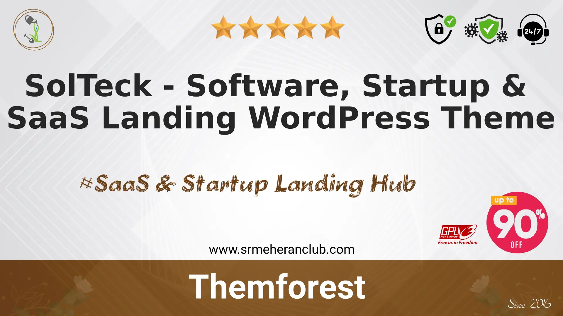 SolTeck – Software, Startup & SaaS Landing WordPress Theme