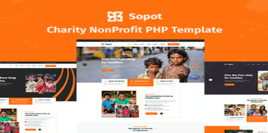 Sopot – Nonprofit Charity PHP Template