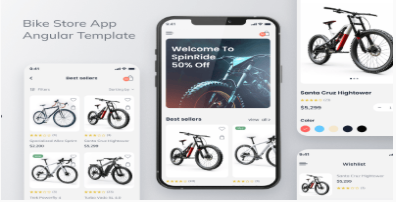 SpinRide - Bike Store React Mobile App | PWA