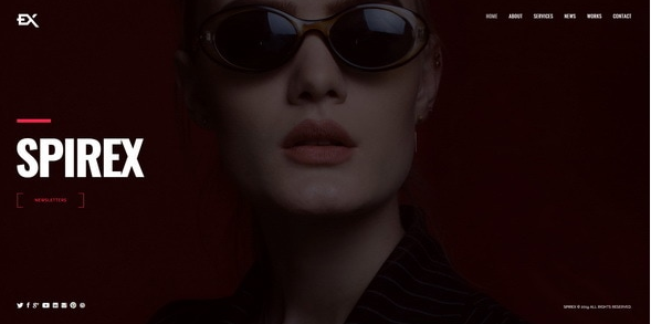 Spirex - Photography Portfolio Template