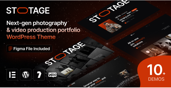 Stotage - Photography & Video Production WP Theme