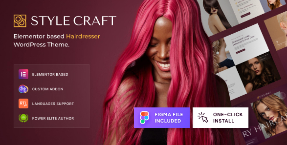 Style Craft - Hairdresser & Hair Salon Theme