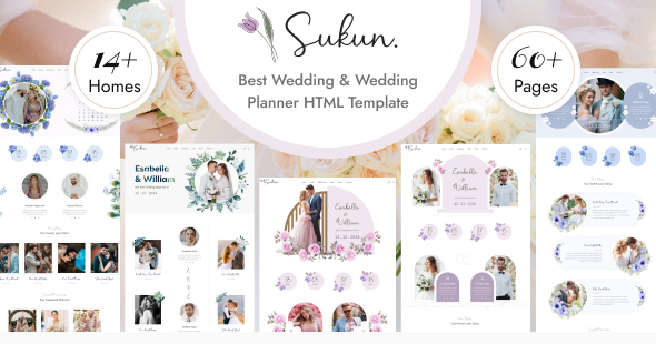 Sukun - Wedding & Wedding Planner Template
