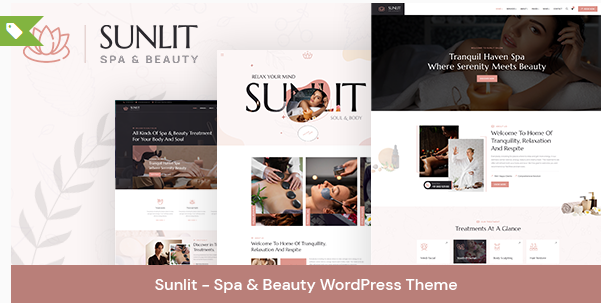 Sunlit - Spa & Beauty WordPress Theme