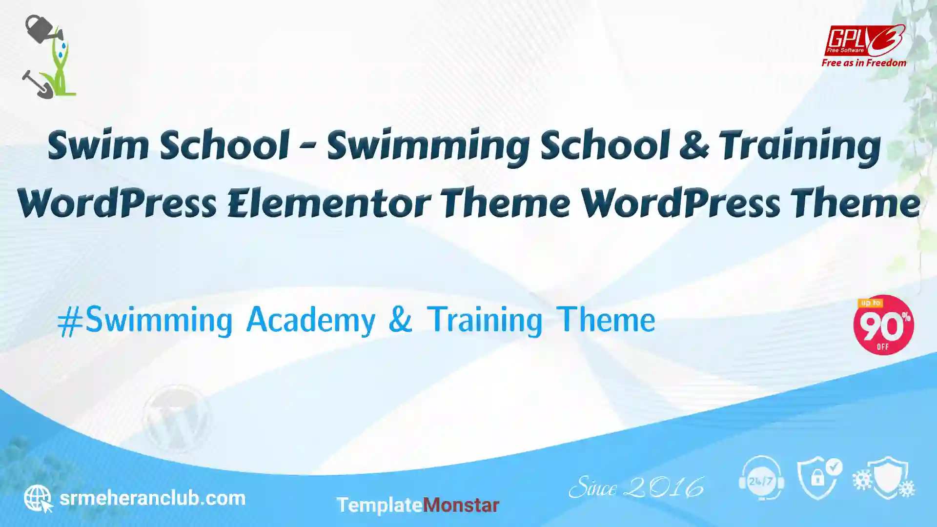 Swim School – Swimming School & Training WordPress Elementor Theme WordPress Theme — Theme by Templatemonster