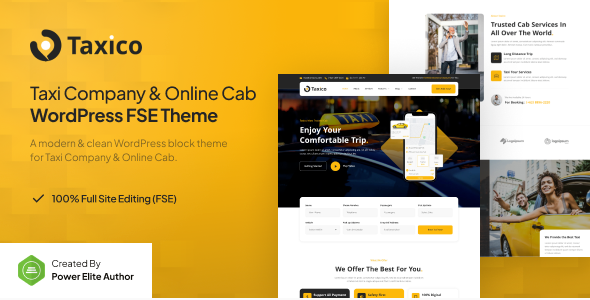 Taxico – Taxi Company & Online Cab Service Theme