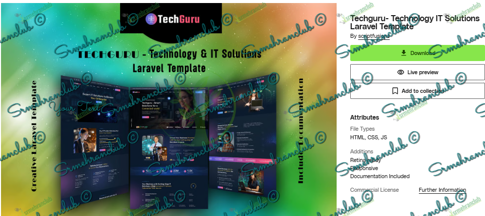 Techguru- Technology IT Solutions Laravel Template