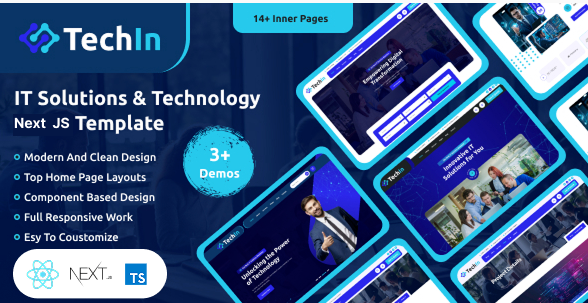 Techin - It Solution & Technology Next JS Template