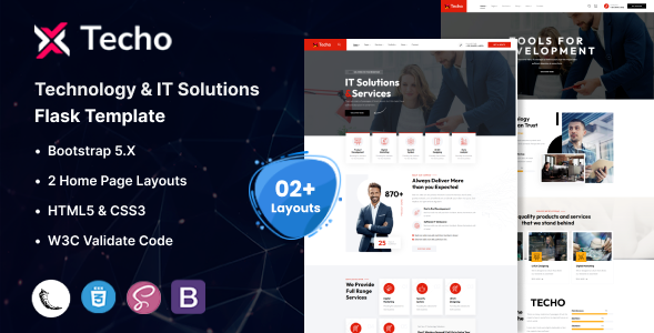 Techo - Technology & IT Solutions Flask Template