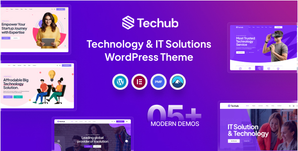 Techub – Technology & IT Solutions WordPress Theme