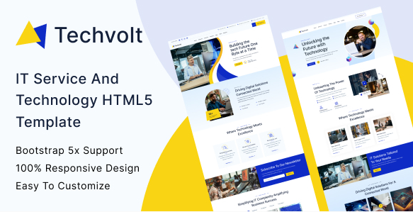 Techvolt - IT Service & Technology HTML5 Template