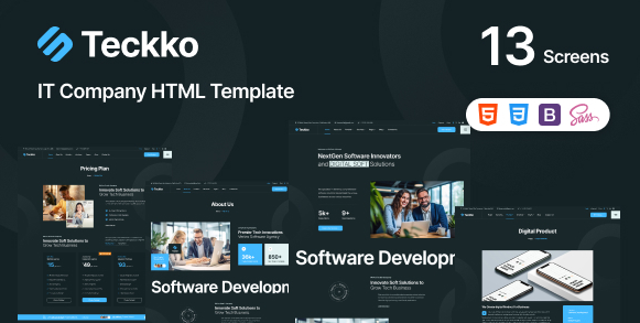 Teckko - IT Company HTML Template