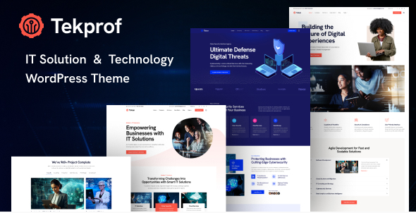 Tekprof - IT Solution & Technology WordPress Theme
