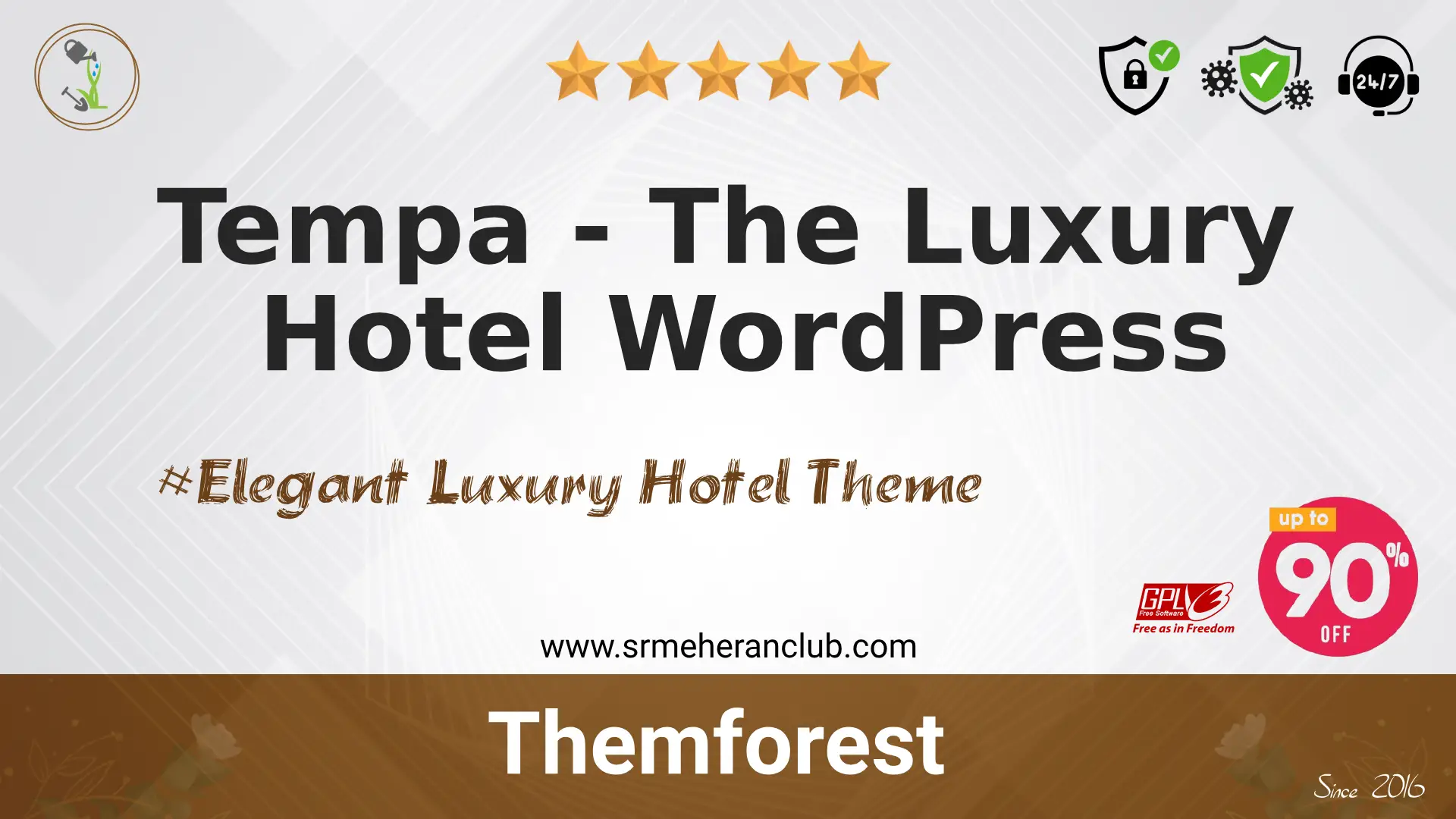 Tempa – The Luxury Hotel WordPress — Theme by Themeforest
