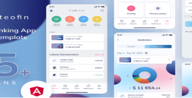Teofin – Next.js Mobile Banking & Finance PWA