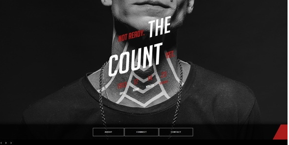 The Count - Responsive Coming Soon Page