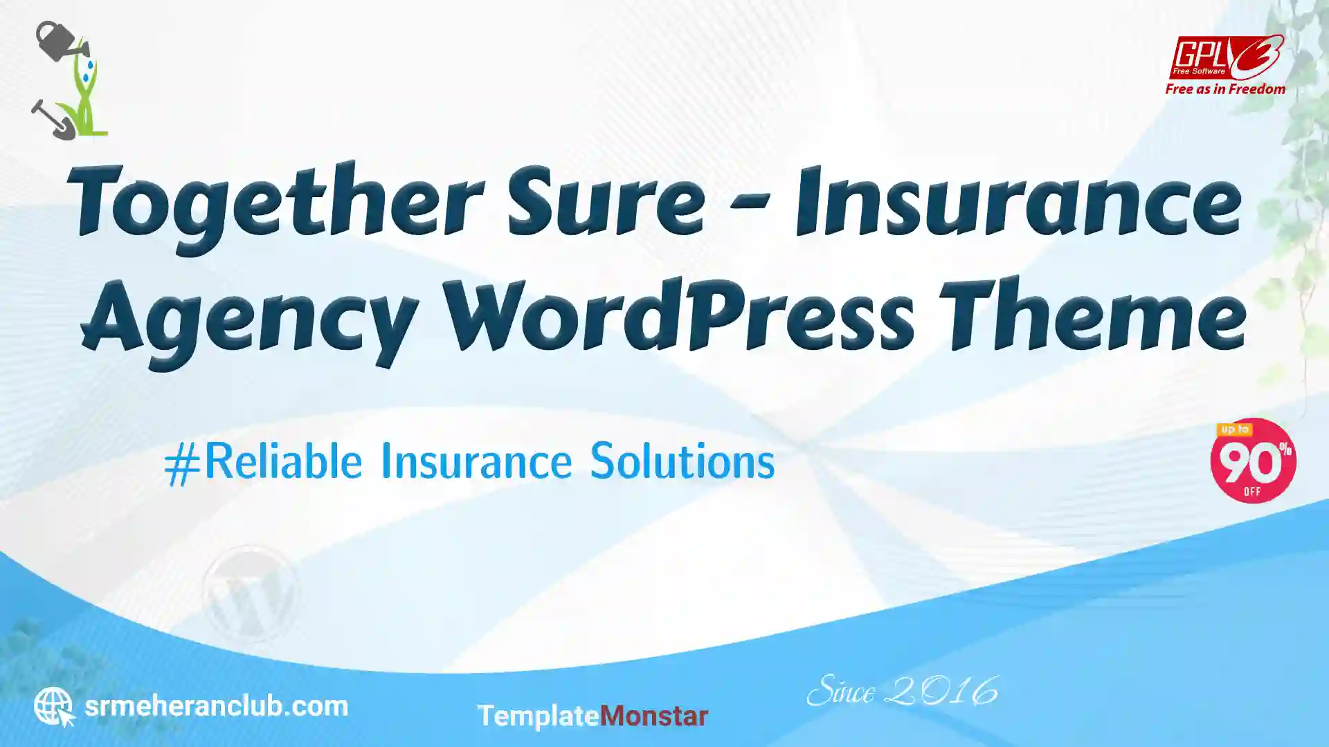 Together Sure – Insurance Agency WordPress Theme — Theme by Templatemonster