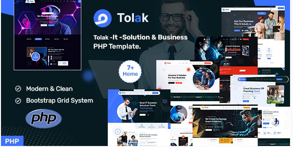 Tolak - It Solution & Business PHP Template