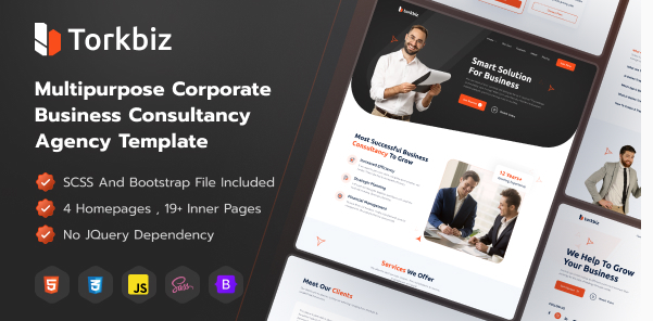 Torkbiz - Professional Multipurpose HTML Template