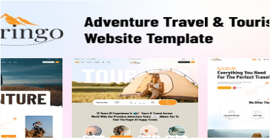 Touringo – Adventure Travel & Tourism Figma